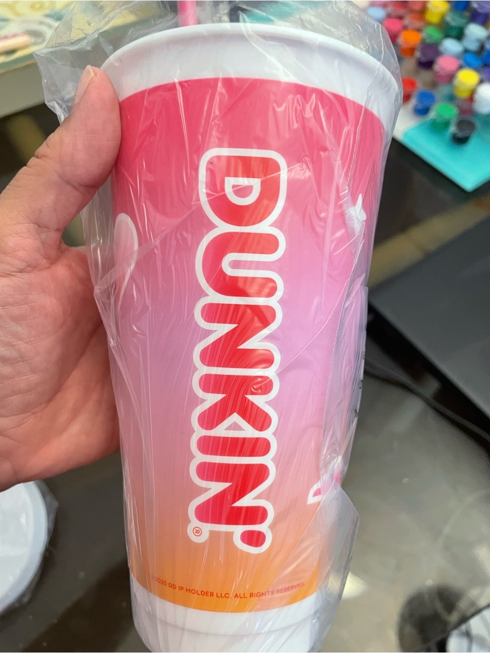 Dunkin® Pink Ombre Travel Tumbler x Sabrina Carpenter